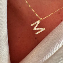 Cargar imagen en el visor de la galería, COLLAR BRILLANTES LETRA ·UNIQUE·