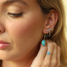 Cargar imagen en el visor de la galería, PENDIENTE TURQUESAS ·MADAGASCAR·
