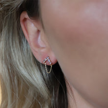 Cargar imagen en el visor de la galería, PENDIENTE AMATISTA •VIOLETA•